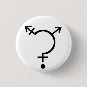 Geschlechts-Fragen-Knopf Button