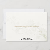 Geschlechts-neutrale Eulen-Babyparty-Einladung Einladung (Rückseite)