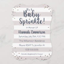 Geschlechts-neutrales Baby besprühen Einladung