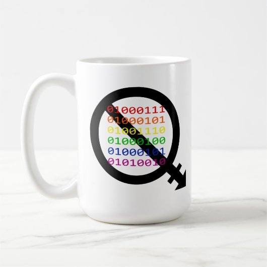 Geschlechts-Nicht-Binäre Tasse (Links)