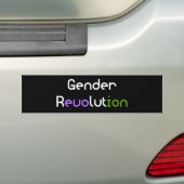 Geschlechts-Revolution LGBTQA Genderqueer Autoaufkleber (Auf Auto)