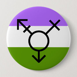 Geschlechts-Revolution LGBTQA Genderqueer Button