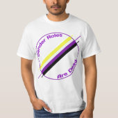 Geschlechts-Rollen sind totes T-Shirt (Vorderseite)