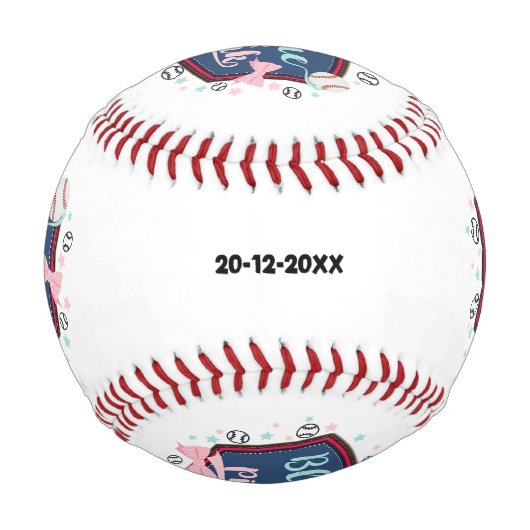 Geschlechtsankündigung Baseball (Rückseite)