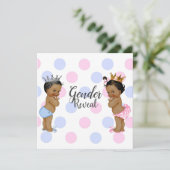 Geschlechtsankündigung Einladung (Stehend Vorderseite)