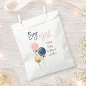 Geschlechtsankündigung Geschenktütchen (Ausgeschnitten)