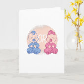 Geschlechtsankündigung Karte (Gelbe Blume)