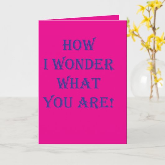 Geschlechtsankündigung Karte (Gelbe Blume)