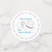 Geschlechtsankündigung Konfetti (Klein Vorderseite)