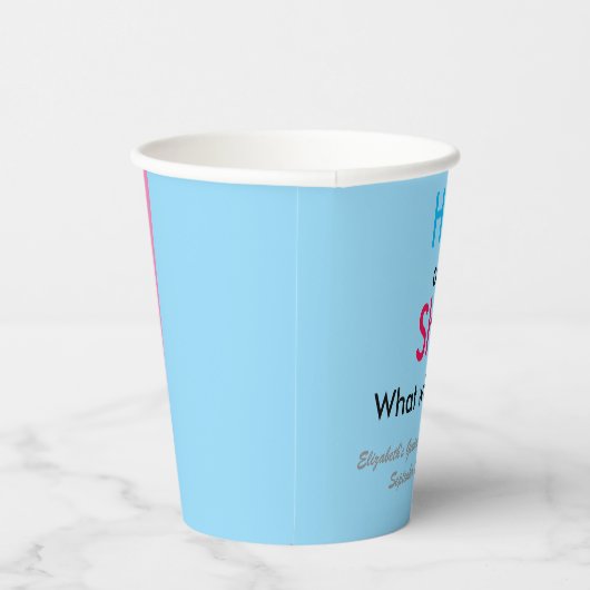 Geschlechtsankündigung Pappbecher (Rechts)