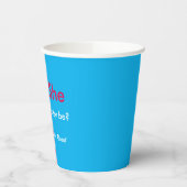 Geschlechtsankündigung Pappbecher (Links)