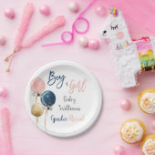 Geschlechtsankündigung Pappteller (Party)