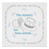 Geschlechtsankündigung Poster (Vorderseite)