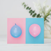 Geschlechtsankündigung RSVP Karte (Stehend Vorderseite)