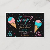 Geschlechtsankündigung Treuekarte (Vorderseite)