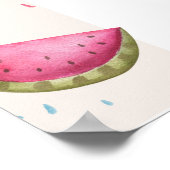 Geschlechtsbezogene Baby-Q (GRILLEN) Begrüßungszei Poster (Ecke)