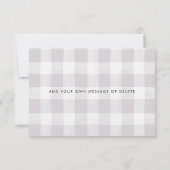 Geschlechtsbezogene Fehler oder Pfeile Danke Karte (Rückseite)