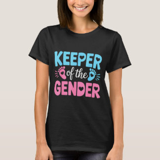 Geschlechtsenthüllung Baby-Ankündigung Hüter der T-Shirt