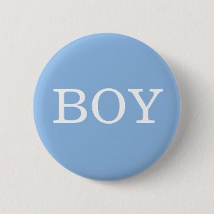 Geschlechtsenthüllung Blau Jungen Party Button