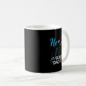 Geschlechtsenthüllung Er Oder Sie Vater Wird Golfe Kaffeetasse (VorderseiteRechts)