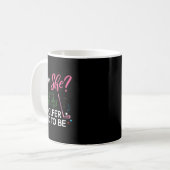Geschlechtsenthüllung Er Oder Sie Vater Wird Golfe Kaffeetasse (Vorderseite Links)