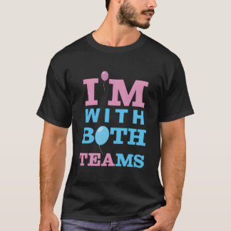 Geschlechtsenthüllung oder Team und Team T-Shirt
