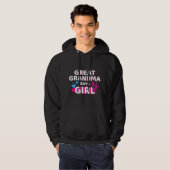 Geschlechtsenthüllung Urgroßmutter sagt Mädchen pa Hoodie (Vorne ganz)