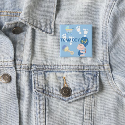 Geschlechtsenthüllungsabzeichen Button (Beispiel)