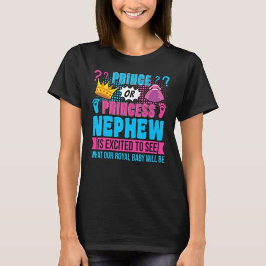Geschlechtsenthüllungsfeier für den Prinzen oder d T-Shirt (Vorderseite)