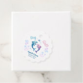 Geschlechtsenthüllungsfeier für Jungen oder Mädche Geschenkanhänger (Beispiel)