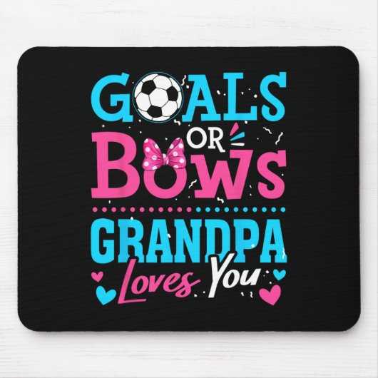 Geschlechtsenthüllungsziele Oder Bögen Opa Liebt D Mousepad (Vorne)