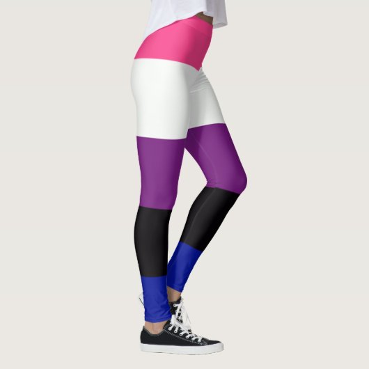 Geschlechtsfluidflagge Leggings (Rechts)