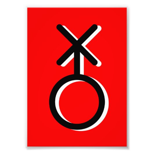 Geschlechtsidentität Fotodruck (Vorne)