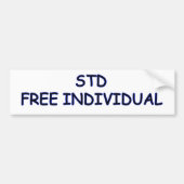 Geschlechtskrankheit Autoaufkleber (Vorne)