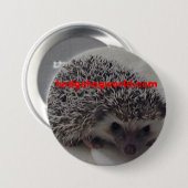 Geschlechtskrankheits-Igelsknopf Button (Vorne & Hinten)