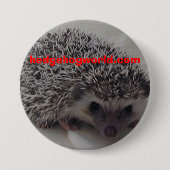 Geschlechtskrankheits-Igelsknopf Button (Vorderseite)