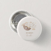 Geschlechtsneutral abwarten, bis Moon Star Mommy Button (Vorne & Hinten)