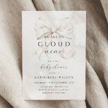 Geschlechtsneutral auf Cloud Nine Baby Dusche