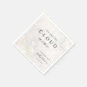 Geschlechtsneutral auf Cloud Nine Baby Dusche Serviette (Ecke)