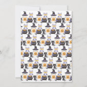 Geschlechtsneutral eine kleine Boo Baby Dusche Einladung (Rückseite)