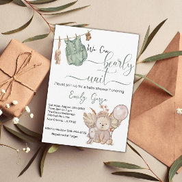 Geschlechtsneutral können wir Babydusche frühzeiti Einladung