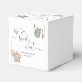 Geschlechtsneutral können wir Babydusche frühzeiti Geschenkschachtel (Rückseite)