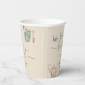 Geschlechtsneutral können wir Babydusche frühzeiti Pappbecher (Rechts)