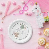 Geschlechtsneutral können wir Babydusche frühzeiti Pappteller (Party)