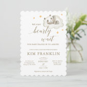 Geschlechtsneutral können wir frühzeitig auf die B Einladung (Stehend Vorderseite)