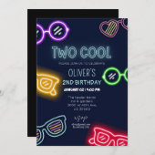 Geschlechtsneutral lustiger 2. Geburtstag Einladung (Vorne/Hinten)