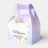 Geschlechtsneutral über der Mond-Girl-Babydusche Geschenkschachtel (Rückseite)