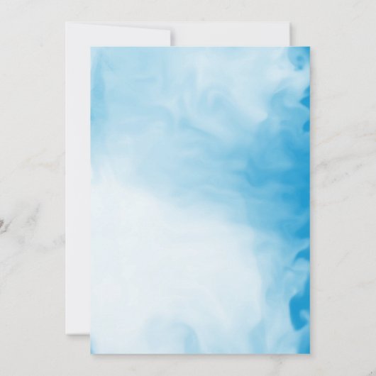 Geschlechtsneutral unter der Kinderdusche der Meer Einladung (Rückseite)