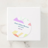 Geschlechtsneutrale abstrakte Formen Babydusche Geschenkanhänger (Beispiel)