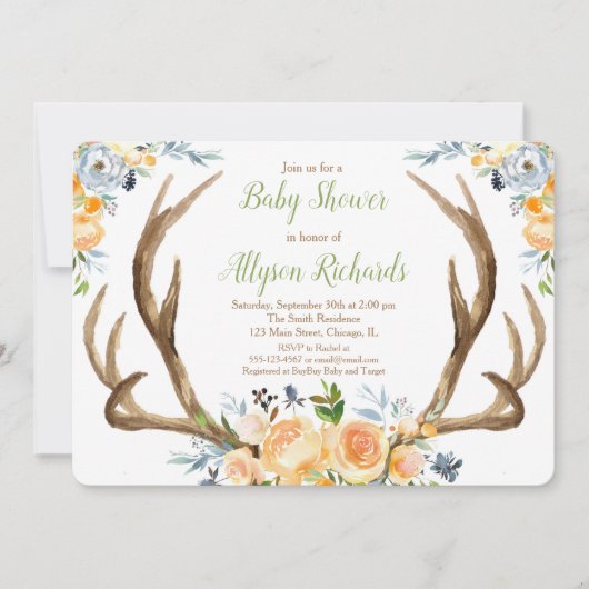 Geschlechtsneutrale Anbeter Babydusche Sprinkle Einladung (Vorderseite)